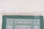 Margareta Lundahl, matta, rölakan, monogramsignerad ML.