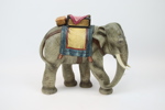 Figurin, elefant, porslin, Goebel.