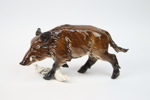 Figurin, vildsvin, porslin, Goebel.
