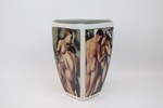 Tamara De Lempicka, vas, porslin, nr 37/1500, Goebel.