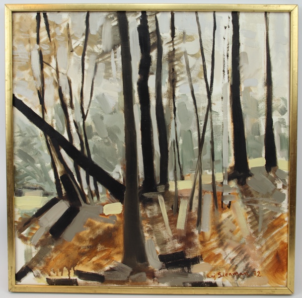 Kaj Stenman, olja på duk, signerad, 1972.