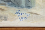 Ragnar Sproge, olja på duk, signerad, 1963.