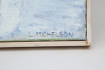 Oidentifierad konstnär, olja på duk, signerad L Michelson.