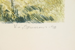 Kaj Stenman, litografi 88/200, signerad, 1990.