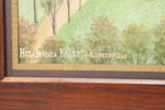 Karl Ljungberg, "Helsingborgs Kärna Konsthallen", olja på duk, signerad, 1934.