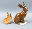 Figuriner, 2 st, harar, porslin, Goebel.