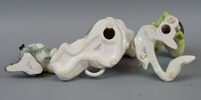 Figuriner, 3 st, porslin, Goebel.