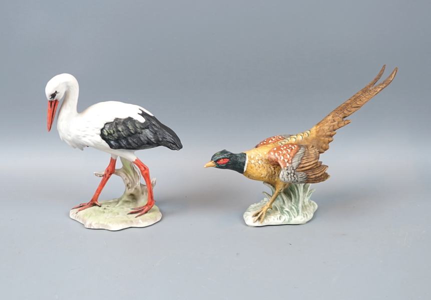 Figuriner, 2 st, porslin, Goebel.