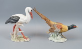 Figuriner, 2 st, porslin, Goebel.