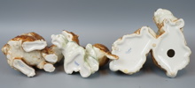 Figuriner, 3 st, porslin, Goebel.