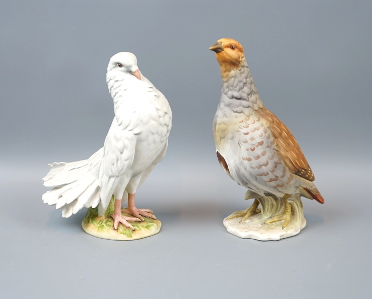 Figuriner, 2 st, porslin, Goebel.
