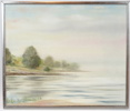 Peter Brunius, ''Morgondis'', olja på duk, signerad.