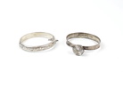 Armringar, 2 st, silver, bl.a Alton.