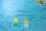 Jordglob, Scan-Globe A/S, 1970.