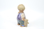 Lisa Larson, figurin, stengods, "Malin", ur serien Larsons ungar, Gustavsberg.