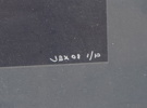 Jonas Bengtsson, ''Venuslandskap 6'', fotografi, nr 1/10, monogramsignerad, 2008.
