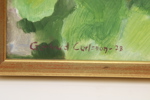 Gertrud Carlsson, olja på pannå, signerad, 1978.