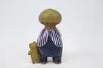 Lisa Larson, figurin, stengods, "Malin", ur serien Larsons ungar, Gustavsberg.