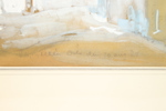 Per Kjellén, gouache, signerad, 10 augusti 1928.