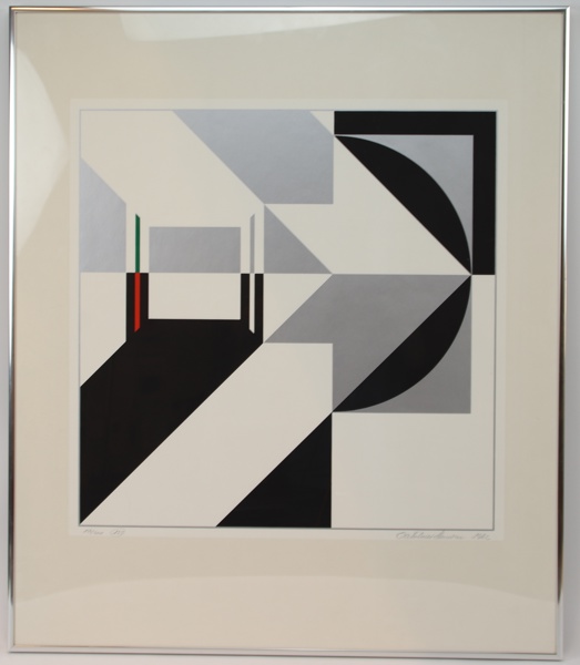 Ole Folmer Hansen, litografi 139/300, signerad, 1982.
