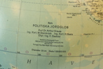 Jordglob med belysning, Räth Politiska Jordglob.