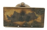 Stig Blomberg, "Fritidsflickan", skulptur, patinerad brons, monogramsignerad SB.