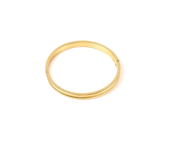 Armring, stel, 18K guld.