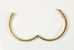 Armring, stel, 18K guld.