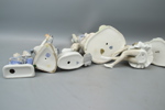Figruiner, 6 st, porslin, bl.a Lladro och Tengra.