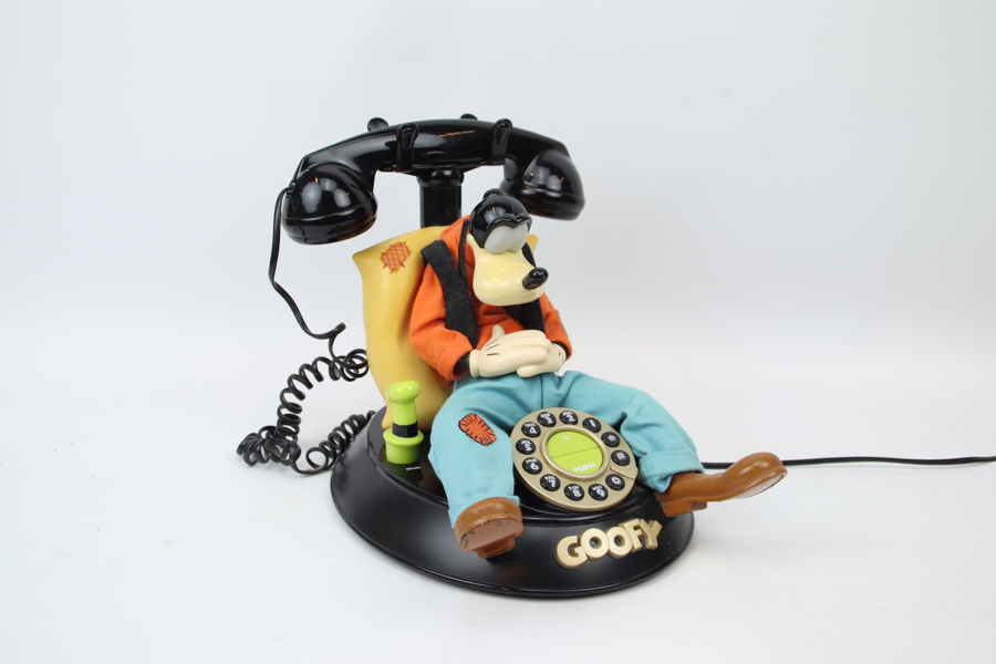 Bordstelefon, plast, "Goofy", Superfone.