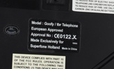 Bordstelefon, plast, "Goofy", Superfone.