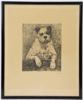Axel Tallberg, "Boxer", etsning, signerad.