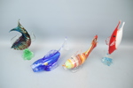Figuriner, 4 st, glas, bl.a Cristal d´Arques.