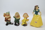 Figuriner, "Snövit och de sju dvärgarna", gips, Walt Disney, Bernardi Design.
