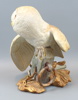 Figurin, kattuggla, porslin, Franklin Mint.