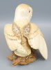 Figurin, kattuggla, porslin, Franklin Mint.