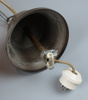 Taklampa, glas/metall.