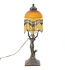 Bordslampa, glas/mässing, samtida, Globen AB.