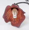 Bordslampa, glas/konstmassa, samtida.