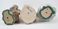 Figuriner, 3 st, keramik, Spanien, bl.a Lladro.
