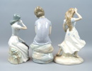 Figuriner, 3 st, porslin, bl.a Zaphir.