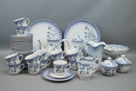 Kaffeservis, 37 delar, porslin, Svaneholm/Christineholm/Fyrklövern.