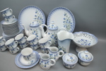 Kaffeservis, 37 delar, porslin, Svaneholm/Christineholm/Fyrklövern.