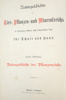 Bok, Naturgeschichte des Pflantzenreichs, Verlag J.F. Schreiber, 1887.