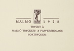 Bok, Axel Ebbe, Rijm å rodevelske, 1928.