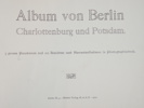 Bok, Album von Berlin, Globus Verlag, 1905.