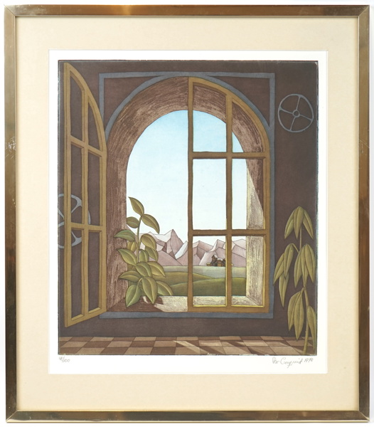 Per Cronqvist, litografi nr 48/100, signerad, 1978.