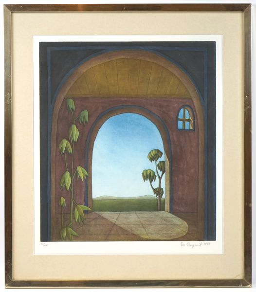 Per Cronqvist, litografi nr 32/100, signerad, 1978.
