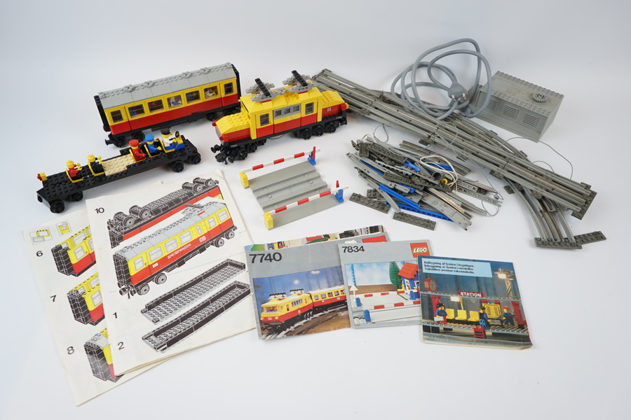 LEGO, tågset, ett parti.