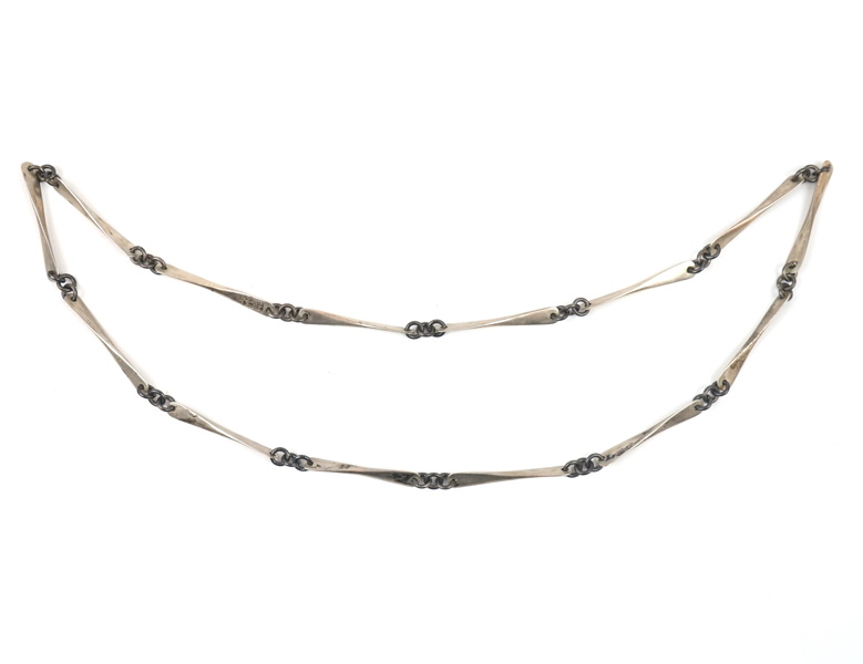 Annie Jägbeck, collier, sterlingsilver 925, signerat, 1980.